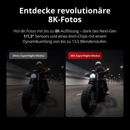 👉 Action Cam 4K – 1/1.3" Sensor, verlängerte Akkulaufzeit mit 3 Batterien (bis zu 12 Std.), Bildstabilisierung, Dual OLED Touchscreens, Unterwasserkamera für Sport & Vlog